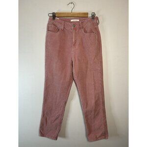 Pacsun Women Jeans Mom Corduroy Pants Slim Straight Leg Light Pink 90’s Size 26
